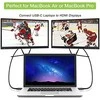 TECHLY 106312 Techly Monitorius kabelio adapteris USB-C DP AltMode į HDMI 4K M/M 2m juodas