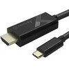 TECHLY 106312 Techly Monitorius kabelio adapteris USB-C DP AltMode į HDMI 4K M/M 2m juodas