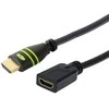 TECHLY 106862 Techly Monitorius ilgintuvas HDMI-HDMI M/F 5m Ethernet 4K 60Hz juodas
