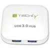 Techly IUSB3-HUB4-WH sąsajos šakotuvas 5000 Mbit/ai Balta