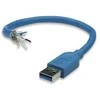 USB kabelis Techly USB-A - USB-A 3 m mėlyna (ICOC-U3-AA-30-EX)
