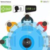 TECHLY daugiakryptis USB konferencijų mikrofonas