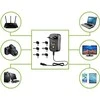 Techly Maitinimo šaltinis 230V universalus 27W/2.25A 3-12V 6 wtyków DC i USB