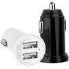 TECHLY Mini Car Charger 2 USB-A Ports 24W / 4.8A Juodas