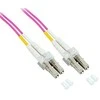 EFB Elektronik O0319.20, 20 m, OM4, LC, LC, Hane/Hane, violetinis