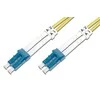 Intracom Techly 1m LC/LC 9/125 optinio pluošto kabelis Geltona