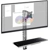 Techly ICA-PLW 01 laikiklis / stovas 68,6 cm (27 colių) monitoriams, sieninis, sidabrinis
