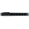 Techly Pro TECHLYPRO 023233 TechlyPro Rack 19 1,5U maitinimo juostelė 250V/16A 6x Schuko 3m dvigubas oro jungiklis