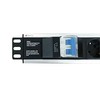 Techly Pro TECHLYPRO 023233 TechlyPro Rack 19 1,5U maitinimo juostelė 250V/16A 6x Schuko 3m dvigubas oro jungiklis