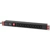Techly Pro TECHLYPRO 023783 Rack 19 1U maitinimo juosta, skirta UPS 250V/10A 10x C13 lizdai C14 kištukas