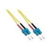 Patchcord Techly 303720 Šviesolaidinis pataisymo laidas OS2 9/125 SM SC-SC Duplex 5m
