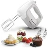 Plakiklis TEFAL | Hand Mixer | HT450B38 | Hand Mixer | 450 W | Greičių skaičius 5 | Turbo mode | Baltas