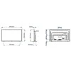 Philips 43HFL3014 – 43 colių įstrižainės klasės LED apšvietimas LCD televizorius – sveikatos priežiūra / ligoninė – 1080p (Full HD) 1920 x 1080 – D-LED apšvietimas – juodas