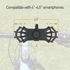 Tellur Bike Phone Holder BPH100 4”-6.5”, Juodas