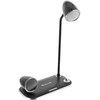 Stalinė lempa su Qi įkrovikliu ir Bluetooth kolonėle Tellur Nostalgia, 15 W, juoda