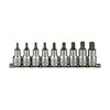 TengTools Galvučių su antgaliais rinkinys Teng Tools M1213TX; TORX; 1/2''; 9 vnt.