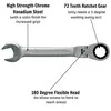 TengTools Raktas su terkšle Teng Tools 600513RF; 13 mm; 154 mm