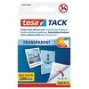 Tesa adhesive pads TACK, 200pcs., reusable, transparent