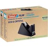 Tesa ECO* & CRYSTAL, 1 rolka 10mX19mm Blister, su podajnikiem