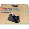 Tesa ECO* & CRYSTAL, 1 rolka 10mX19mm Blister, su podajnikiem