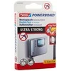 Ypač stiprios dvipusio lipnumo pagalvėlės TESA Powerbond Ultra Strong, 20mm x 0,6m, 9 vnt.