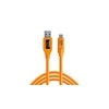 Tether Tools TetherPro 4,6 m kabelis USB 3.0 į USB-C Oranžinis CUC3215