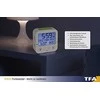 TFA TFA 60.2528.02 Bingo balta skaitmeninis RC Alarm Laikrodis ne. TemperName