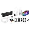 Priedas Aušinimo rinkinys Thermaltake Pacific C360 DDC LCS RGB CL-W253-CU12SW-A (aliuminis, plastikas, 3 ventiliatoriai, ARGB)
