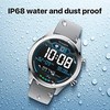 Išmanusis laikrodis Mobvoi TicWatch C2+, Platinos spalvos korpusas su šviesiai pilkos spalvos odiniu dirželiu