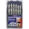 Grąžtas Tivoly Metalo grąžtų rinkinys 1-13mm, "Smart Point" pakopinis antgalis, 25vnt