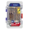 Grąžtas Tivoly Metalo grąžtų rinkinys FURIUS HSS 1-13mm, 25vnt + gilintuvas 15 mm