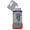 Grąžtas Metalo grąžtų rinkinys HSS pilnai šlifuoti Tivoly Clipster PRO 6vnt Ø2-8mm