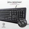 Trust TK-150 klaviatūra Universal USB QWERTY Juodas