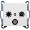 Hager GN.RTV-SAT STAND.Baltas LUMINA
