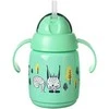 TOMMEE TIPPEE 300 ml 7+ mėn. mokomasis puodelis su šiaudeliu, žalias