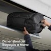 Travel Nešiojamas kompiuteris Backpack Tomtoc Navigator-T66 17"/40L (juodas)