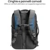 Travel Nešiojamas kompiuteris Backpack Tomtoc Navigator-T66 17"/40L (juodas)