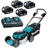 Makita Akumuliatorinė savaeigė vejapjovė DLM462PT4, 2x18V, 460mm, 4x5,0Ah, greičio reguliavimas