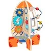 Tooky Toys Tooky Toy didelė medinė edukacinė raketa