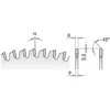 Pjovimo diskas aliuminiui CMT 297; 330x3,2x30; Z96; -6°