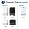 Servetėlės Tork Singlefold Soft Premium H3 (100278), 2 sluoksniai, baltos spalvos, 200 lapelių