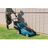 Akumuliatorinė vejapjovė Makita DLM480CT2 2x 18 V, 48 cm, DC18SH įkroviklis 2x 5,0 Ah Li-ion akumuliatioriams, 4/1 (Pjovimas/Surinkimas/Mulčiavimas/Galinis išmetimas), Plastikinis korpusas