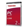 „Toshiba L200“ 2 TB 2,5 colio SATA III diskai (HDWL120UZSVA) | „Toshiba“