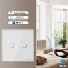 Sonoff T0EU2C-TX 2 kanalų sieninis jungiklis 230VAC 600W