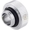 „Bitspower Touchaqua“ adapteris, jungiantis G1/4 colio AG į 16 mm išorinį kietąjį vamzdį – 2 vnt. pakuotėje, sidabrinis
