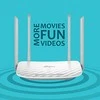 TP-LINK AC1200 dviejų juostų maršrutizatorius Archer C50 (Baltas)