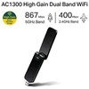 TP-Link Archer T4U Wi-Fi adapteris su atlenkiama antena
