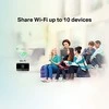 Modemas TP-LINK mobilusis 4G LTE WLAN Maršrutizatorius su integr.4G modemu, SIM kortelės lizdas, 1,4 colio TFT Ekranas, 2550 mAH Akku, Micro SD kortelės lizdas