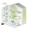 TP-Link AV1300 3 prievadų "Gigabit Passthrough Powerline" elektros tinklo adapterio pradinis rinkinys (TL-PA8030P KIT)