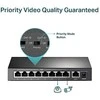 Šakotuvas TP-LINK | Jungiklis | TL-SF1009P | Nevaldomas | Darbalaukis | 10/100 Mbps (RJ-45) jungtys kiekis 9 | PoE+ jungtys kiekis 8 | Maitinimo tipas Išorinis